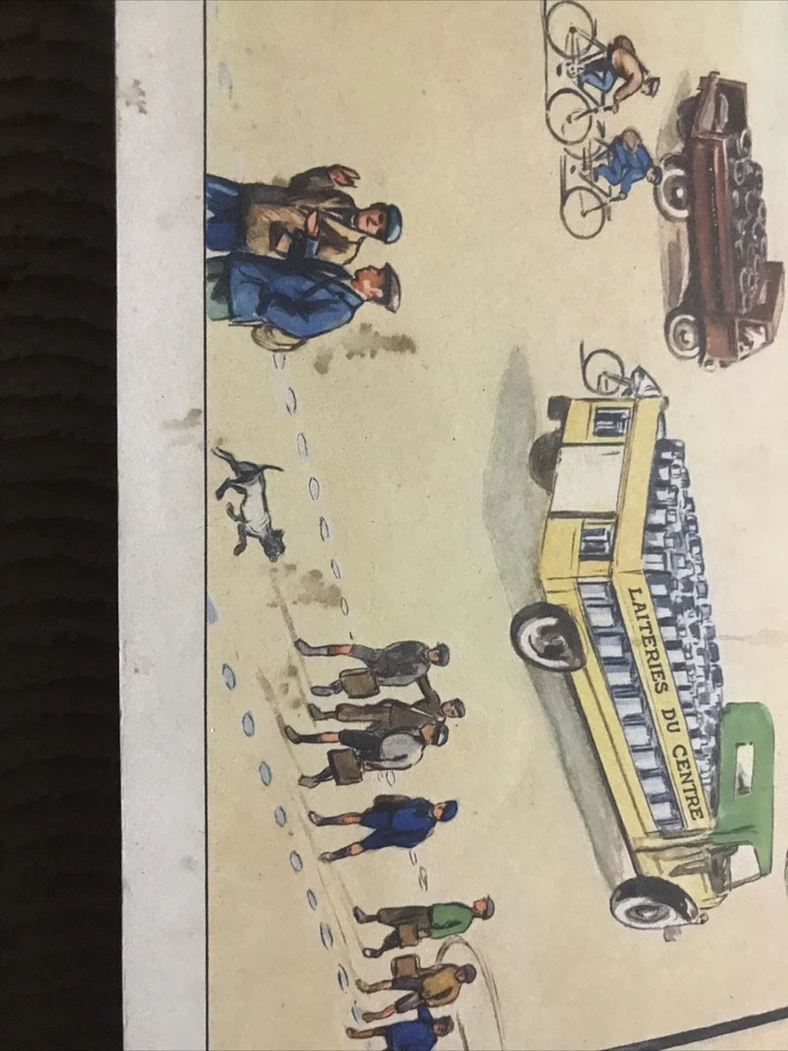 Carte scolaire Pédagogique Rossignol 76x56 Cm Histoire  Le maquis - Photo 2/4