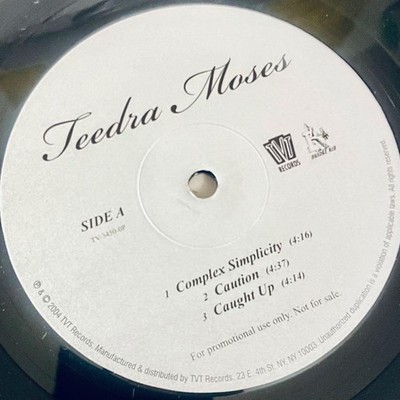 Teedra Moses Complex Simplicity LP Vinyl Record , Excellent Condi