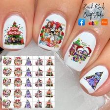 K-Pop Demon Hunters Christmas Waterslide Nail Decals Set Of 50 Instructions &