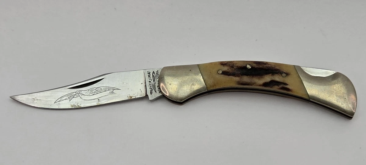 Parker 1 Blades Stag/Antler Handle Collectible Folding Knives for