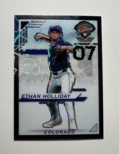 2025 Panini Prospect Edition /39 Ethan Holliday BLACK VELOCITY PRIZM #117