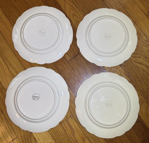 Set of 4 Franciscan Desert Rose 10 5/8" Dinner Plates Made in USA Square Logo - Picture 6 of 7