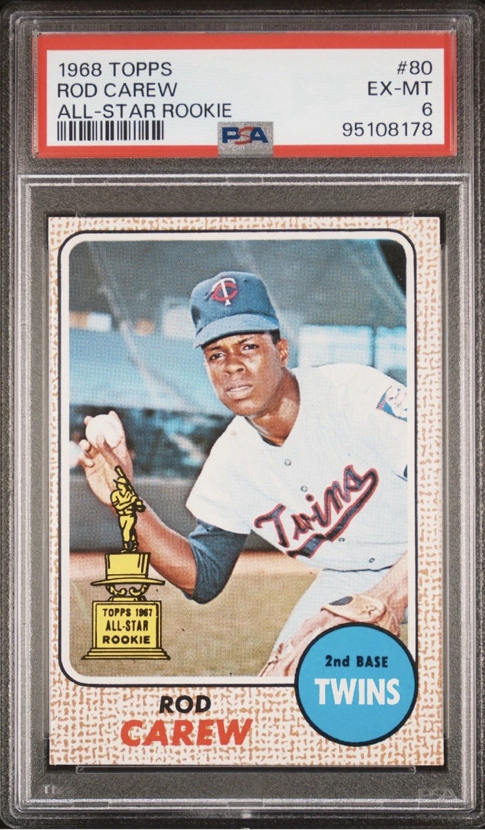 Rod Carew Professional Sports Authenticator (PSA) Baseball Sports