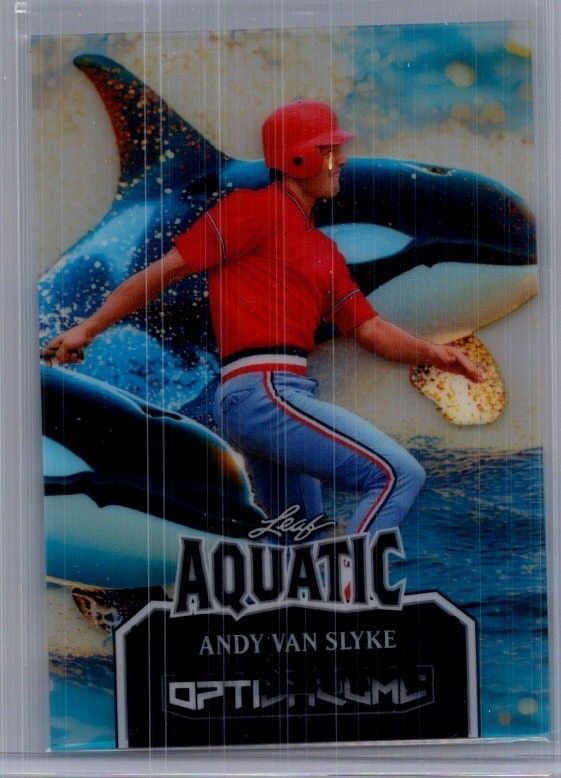 Andy Van Slyke 2025 Leaf Optichrome Baseball 1/1 Pre Production Proof