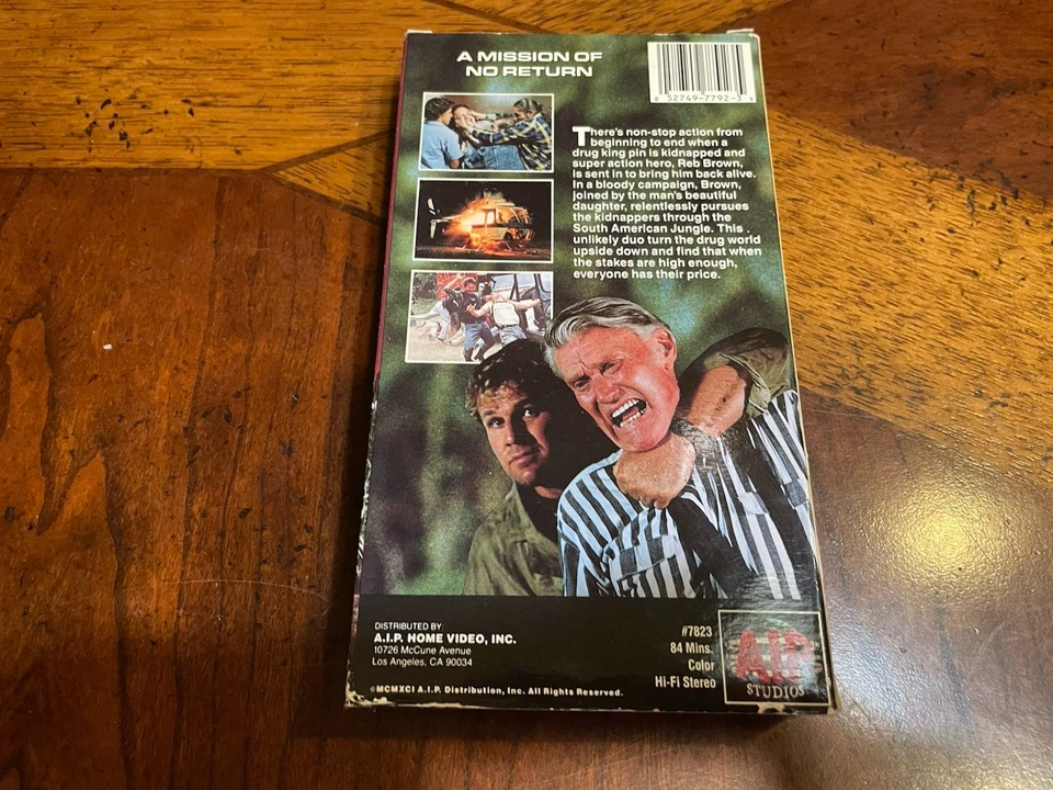 Last Flight To Hell (VHS; 1991) Reb Brown RARE OOP Screener Copy One Of A Kind - Image 2 of 3