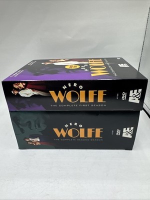 Nero Wolfe Seasons 1 & 2 DVD Box Sets 8 Discs (Timothy Hutton) A&E