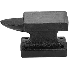Iron Horn Anvil Bench Block, Mini Cast Iron Single Horn Anvil, Blacksm