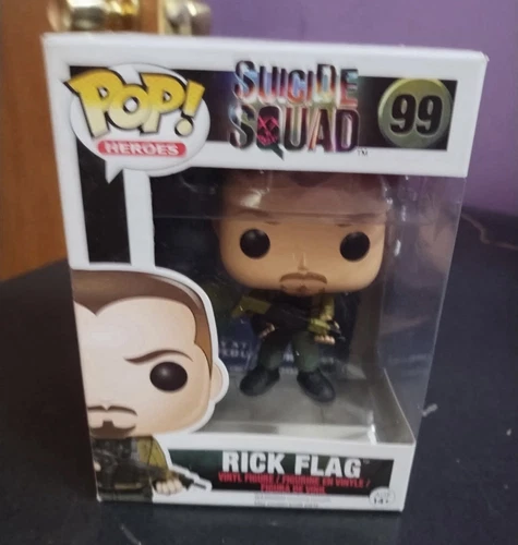 FUNKO POP! DC Suicide Squad: Rick Flag #99 Vinyl Figure *See Pics