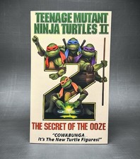 NECA Teenage Mutant Ninja Turtles Secret Of The Ooze 4 Pack VHS Authentic TMNT