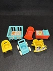 Vintage 1973 Fisher Price Little People Play Family Nursery Set #761 ~No People