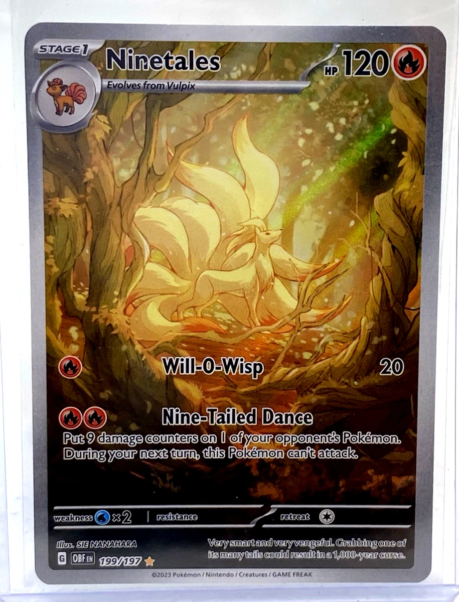 Ninetales 199/197 SV03: Obsidian Flames for sale | eBay