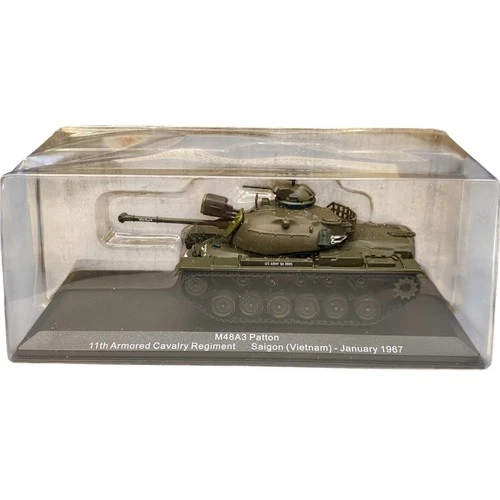 M48A3 Patton Cavalry Regiment Saigon Vietnam 1967 1:72 Tank Altaya Diecast