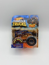 Hot Wheels Monster Trucks Dairy Delivery Blue W/ Flames 1:64 17/50 NEW (Vv)