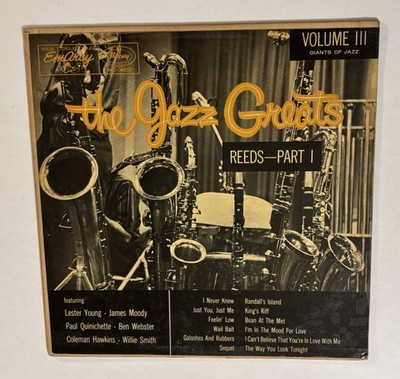 The Jazz Greats Volume III Reeds Part 1 EmArcy MG-36050 LP Vinyl Record Jazz NM