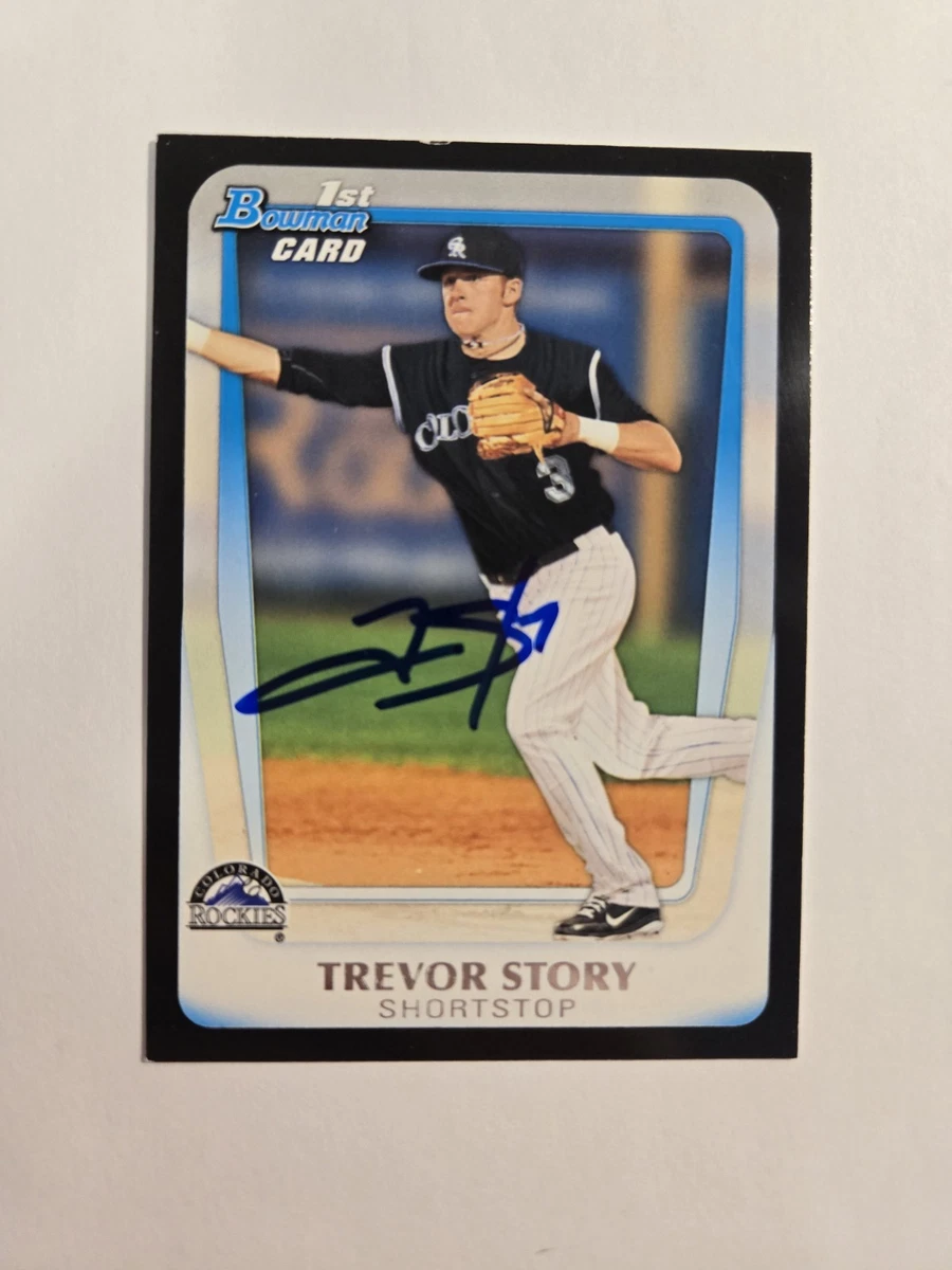 Bowman Trevor Story Baseball Sports Trading Cards Bowman Trevor Story Baseball Sports Trading Cards