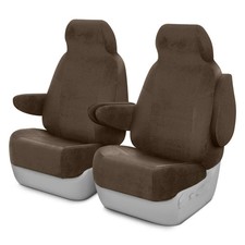 For Pontiac Grand Am 92-98 Coverking Velour 1st Row Taupe Custom Seat Covers