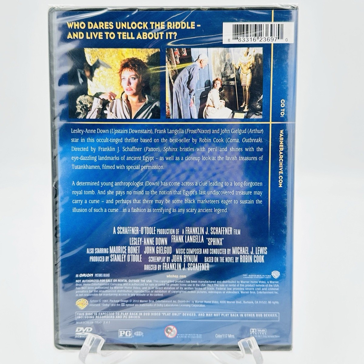 The Sphinx DVD 1981 Warner Archive Frank Langella Lesley-Anne Down
