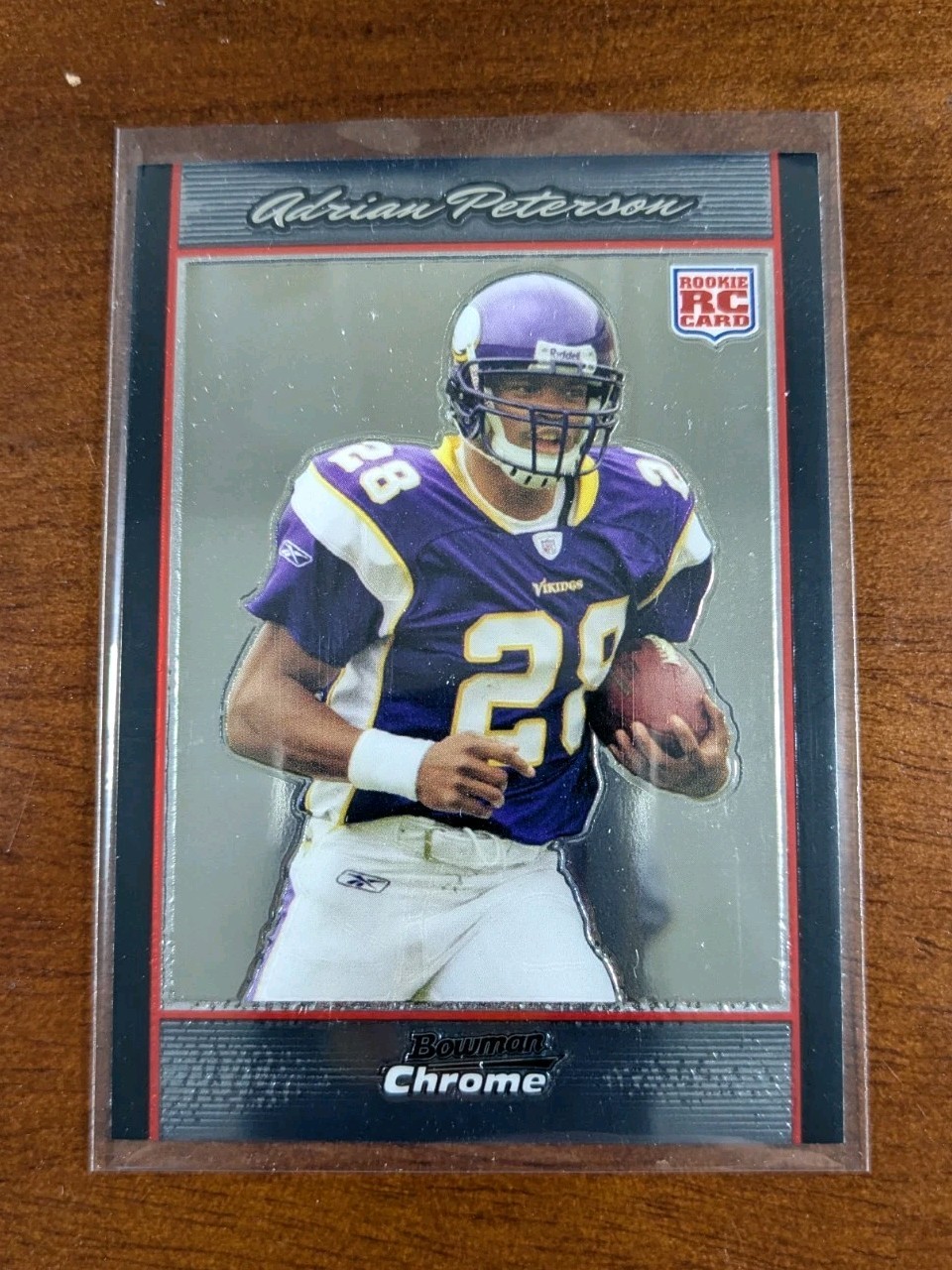 2007 Bowman Chrome Adrian Peterson #BC65 Rookie RC Vikings