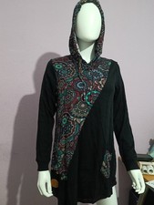 Bonprix Patchwork Hooded Top - Size 14 - BNWOT - RRP £35