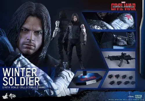 HT HotToys 1/6 MMS351 Capitán América: Civil War Winter Soldier