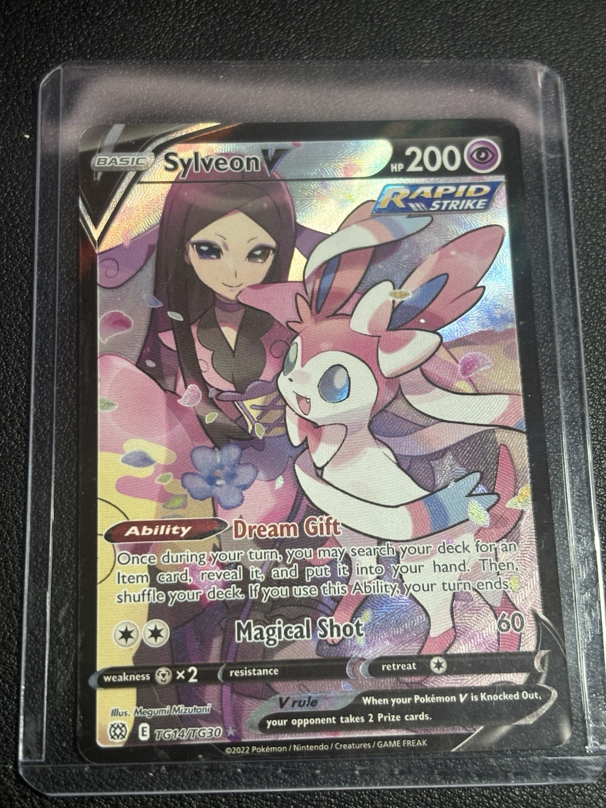 Pokémon Sylveon V Full Art Ultra Rare Holo TG14/TG30 Brilliant Stars
