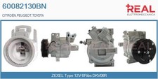 60082130BN REAL Kompressor, Klimaanlage für CITROËN,PEUGEOT,TOYOTA