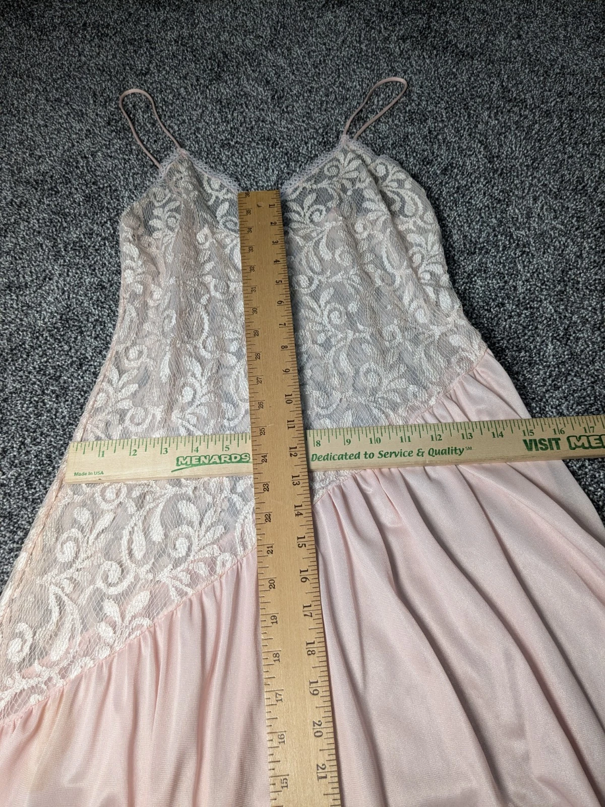 Vintage Undercover Wear S abito slip pizzo setoso asimmetrico rosa Fairycore USA