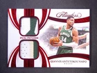 2024-25 Panini Flawless Giannis Antetokounmpo Dual GU Patch Ruby /15