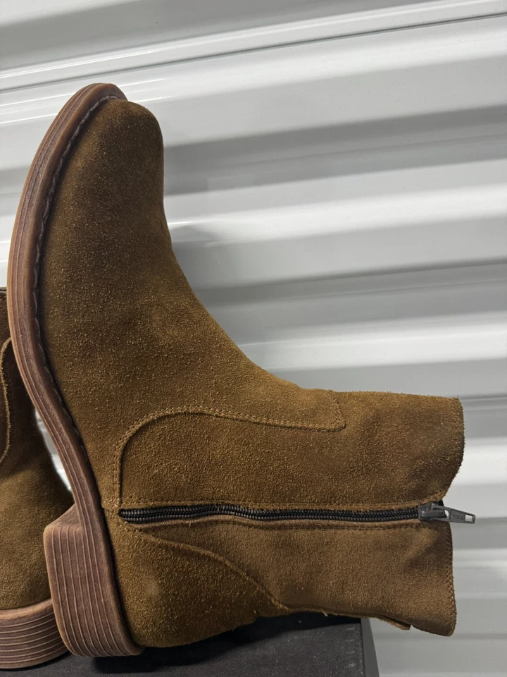 Franco Fortini Nicolette Botines Cuero Gamuza Marrón Talla 8 Foto 3 de 4