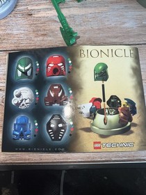 LEGO Technic Bionicle 8535 Toa Mata Lewa 2001 with Great Manual and Canister