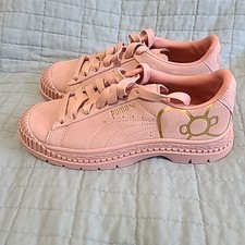 Puma x Hello Kitty Utility Women's Sneakers Pink Gold 372974-01 Size 6