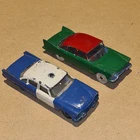 Vintage Dinky Dodge Royal Sedan & Plymouth Plaza 1950's Repainted