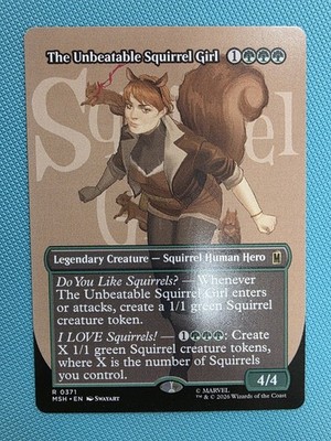 MTG Marvel Super Heroes Unbeatable Squirrel Girl Borderless Regular