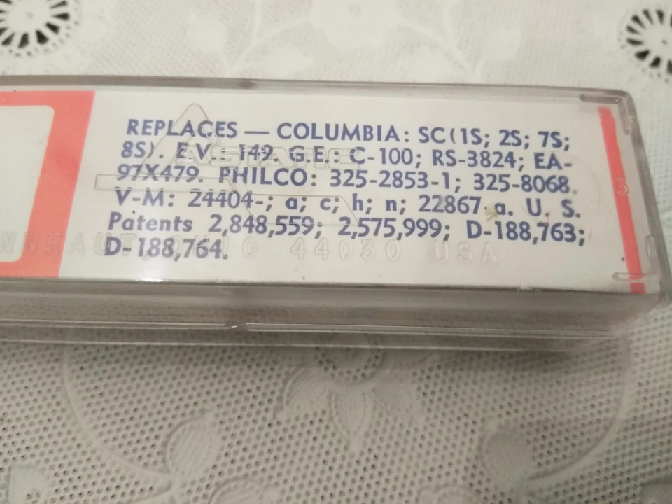 VTG. ASTATIC 17 NEEDLE CARTRIDGE for Jukeboxes and record players (N.O.S.) - Image 4 of 4