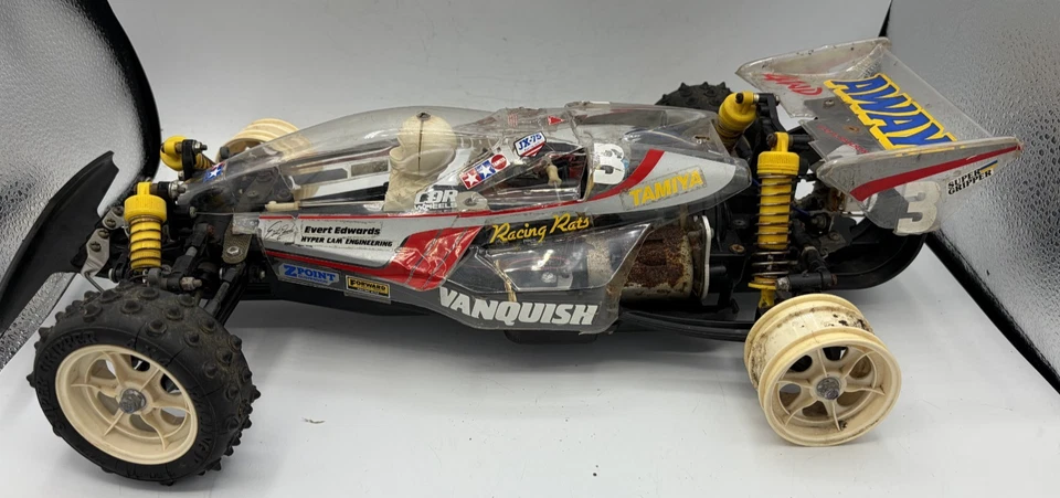 Per ricambi TAMIYA Vanquish 4WD con motore e regolatore di velocità vintage... - Immagine 3 di 4