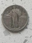 1918-D 25C Standing Liberty Silver Quarter Rare Key Date Denver Mint Weak Date