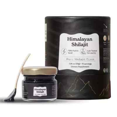 Pure Himalayan Shilajit Resin, Organic, Extremely Potent Fulvic Acid 75 servings