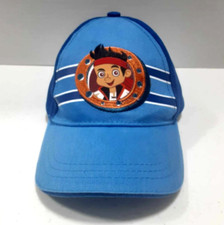 Disney Jake the Pirate Blue Hat Cap Adjustable Strap Youth