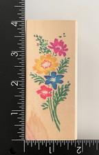 Stampendous Bold Daisy Flower Bouquet N022 Wood Mounted Rubber Stamp