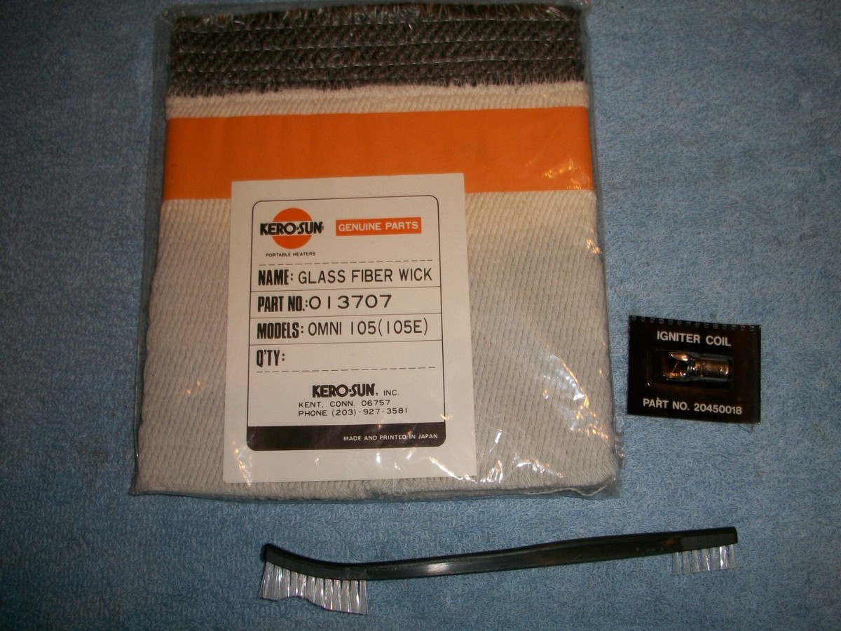 KERO-SUN OMNI-105 (E,F,G,H,I ) u0026#034;ORIGINALu0026#034; WICK u0026amp; IGNITER, WICK  BRUSH,KIT 008075 | eBay