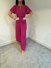 LIPSY DRESS SIZE 14 FUSCHIA PINK KEYHOLE SLINKY RUCHED FRONT BRAND  NEW WITH TAG