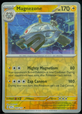 Pokemon - MAGNEZONE 060/191 - Reverse Holo - Surging Sparks - NM/M