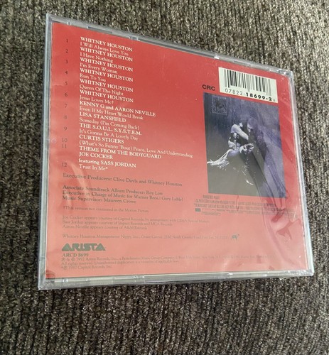 WHITNEY HOUSTON THE BODYGUARD ORIGINAL SOUNDTRACK ALBUM FEAT JOE COCKER NEW CD - Foto 2 di 4
