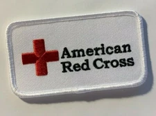 American red cross patch red cross patch 2" x 3.5" ARC patch red cross iron on