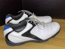 Footjoy FJ Hydrolite Golf Shoes - White/Black/Blue - Size 10.5 50031