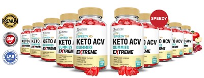 Speedy Keto Extreme ACV Gummies 2000MG Apple Cider Vinegar 600 Gummys