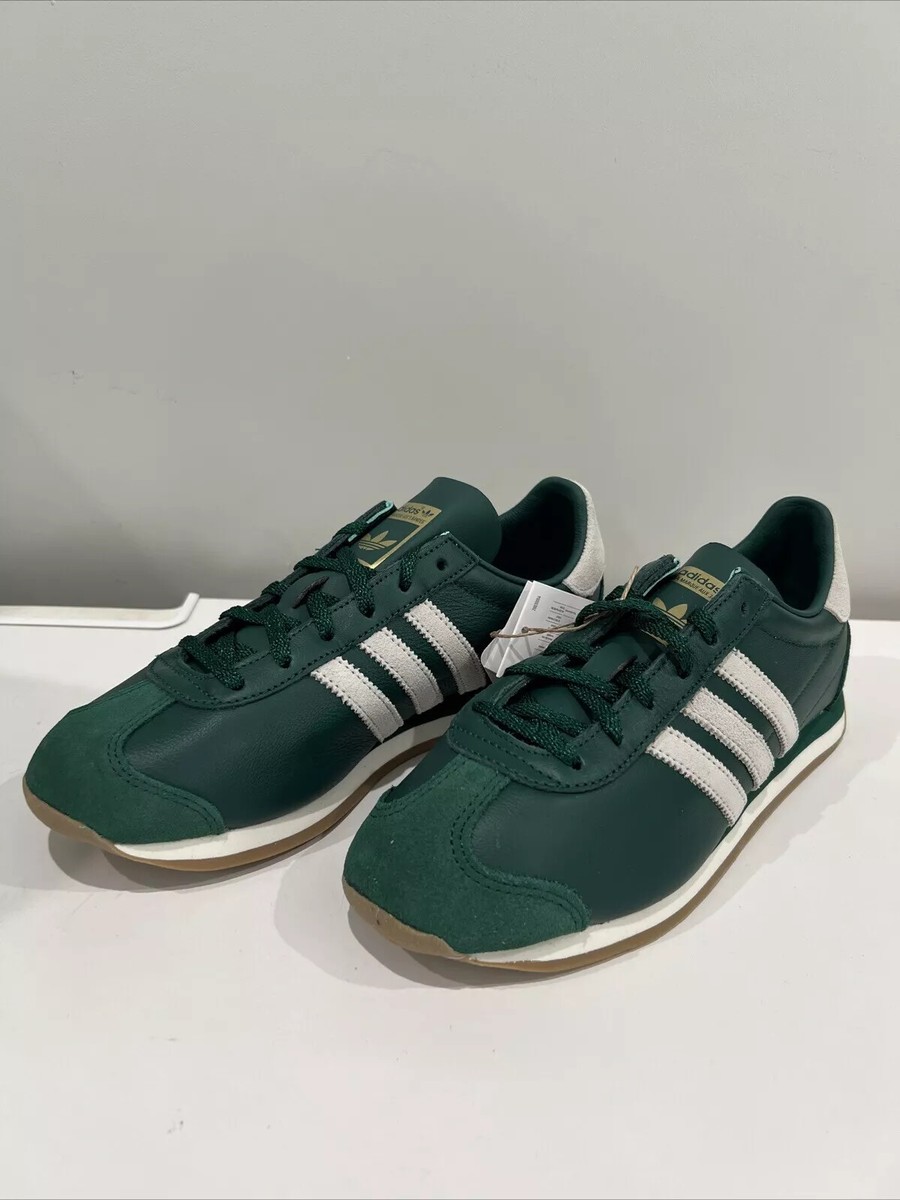 Adidas Country OG Fashion Shoes Sneakers Green Gum Retro Sz