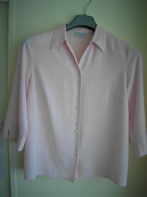 hellrosa Damenbluse von Fashion Classics, Gr. 44, 3/4 Arm, bügelfrei, WIE NEU 