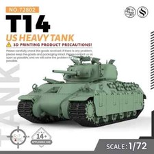 MRY-SFW SS72802 1/72 25mm Military Model Kit US T14 Heavy Tank