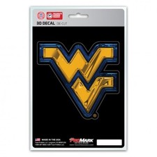 western virginia mountaineers die cut 3d logo chrome auto car emblem usa made